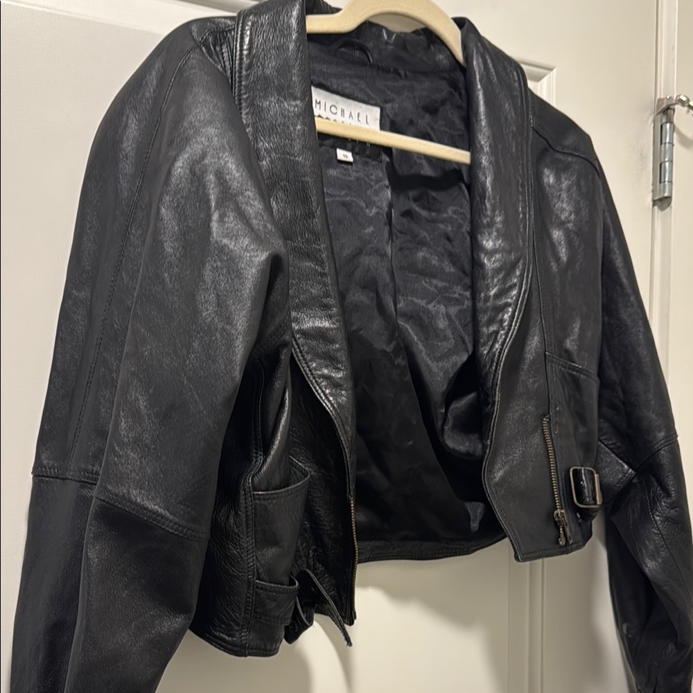 Michaels Black Women's Leather Jacket